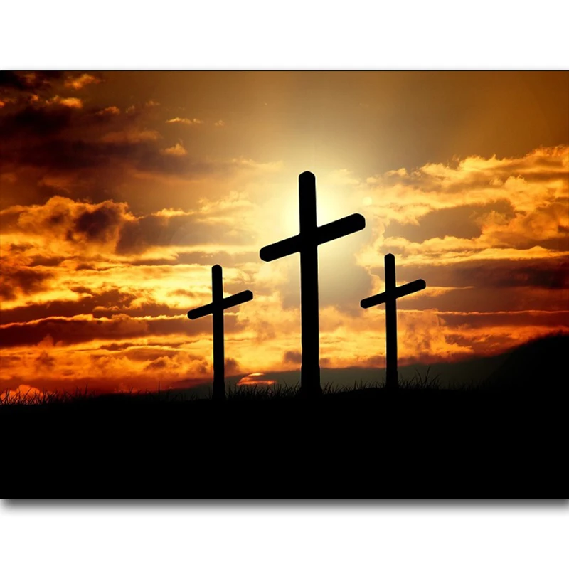 Алмазов картина религиозная Подвеска &quotИисус&quot Крест Стежка изделия ручной