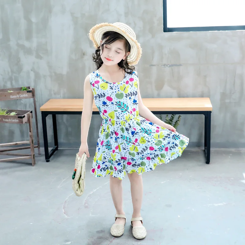 Летние Вечерние платья на день рождения для девочек детская одежда платье