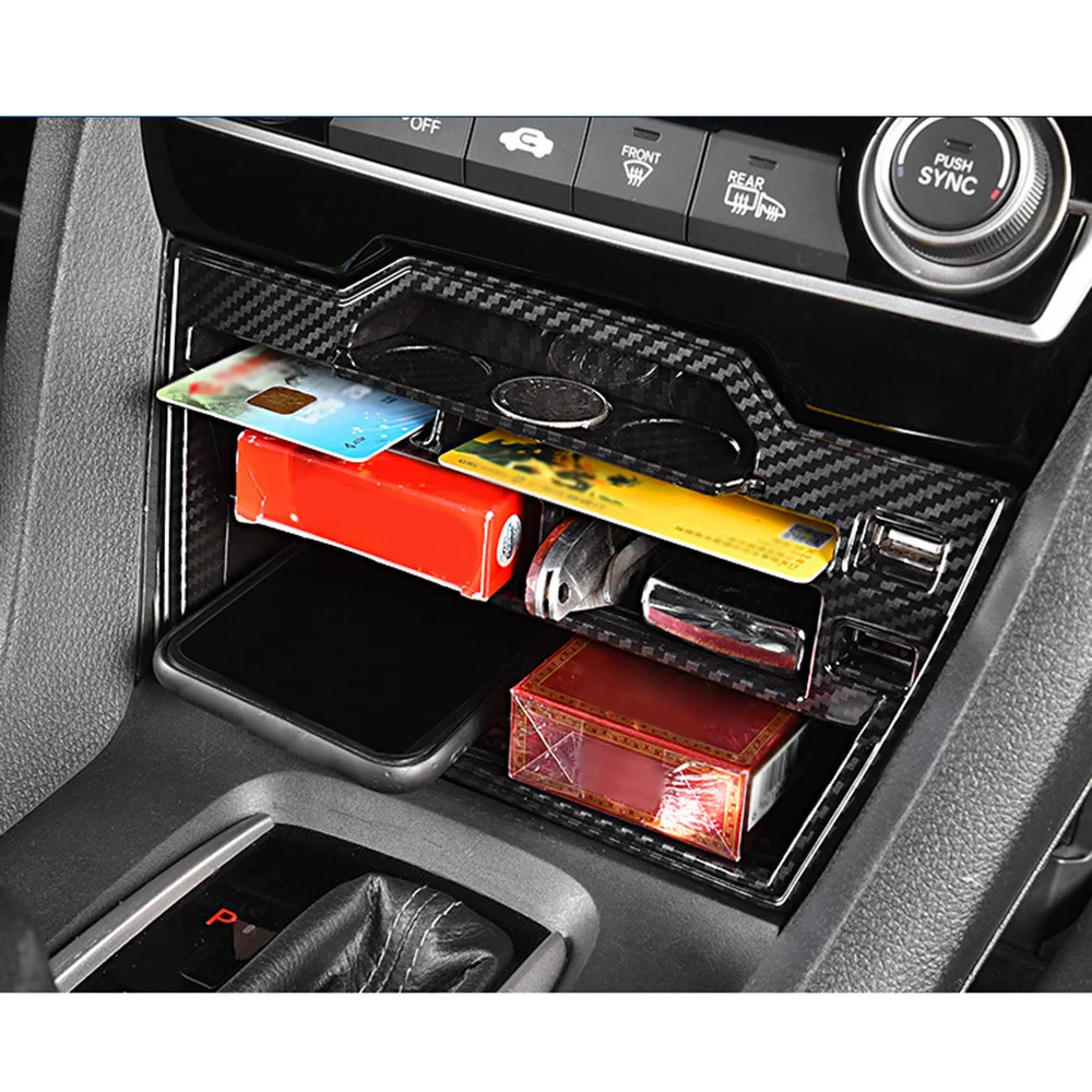 

1 Set Storage Box Console Interior With USB Charging With USB-LED Quality