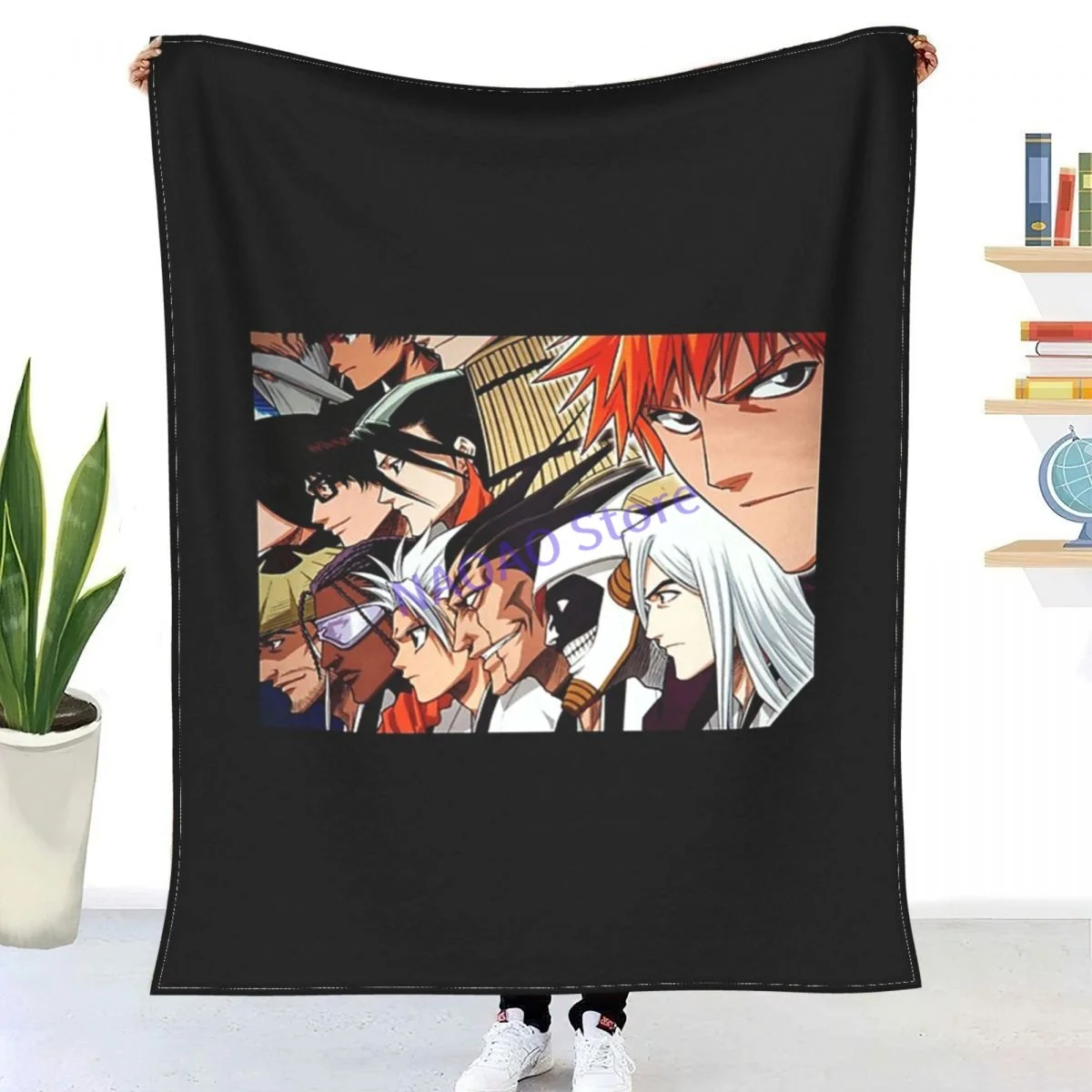 

Anime Heaven Throw Blanket Sheets on the bed Blankets on the sofa Decorative lattice bedspreads Happy nap for children