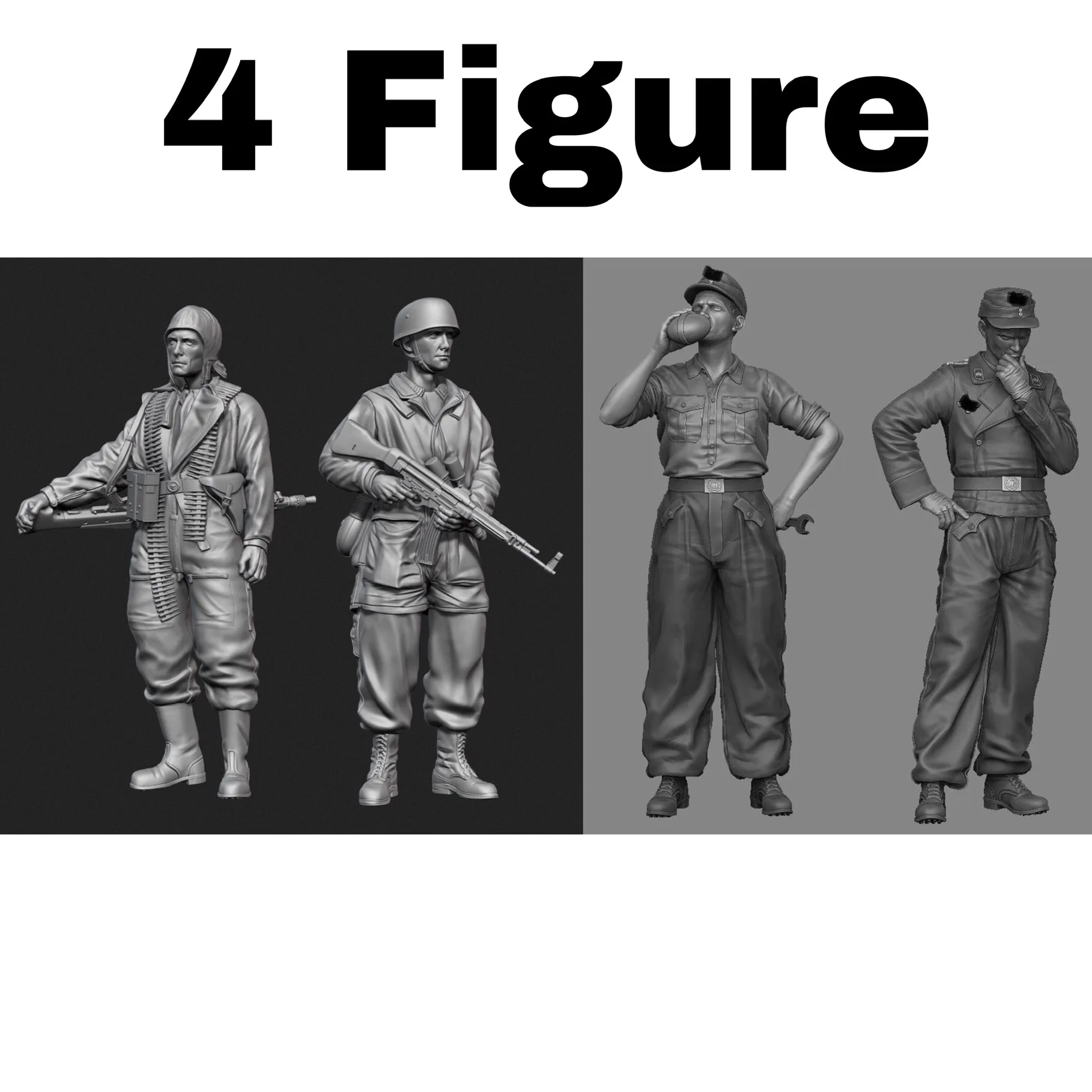 

1/35 фигурка модели из смолы GK, несобранный и Неокрашенный комплект