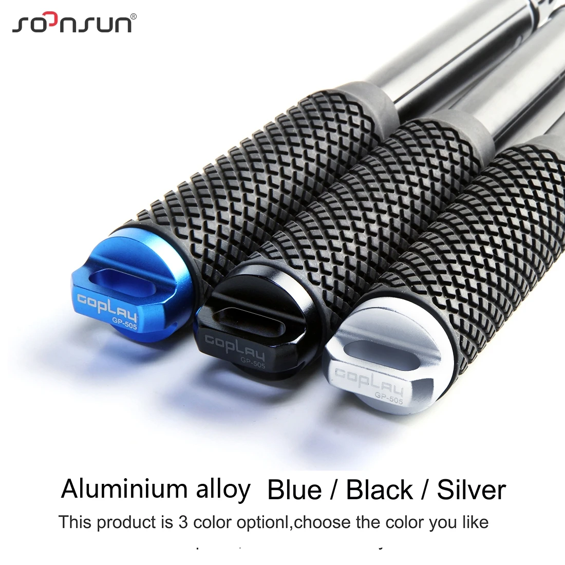 SOONSUN алюминиевый выдвижной монопод шест палка для селфи GoPro Hero 11/10/9/8/7/6/5/4 Макс 1/4