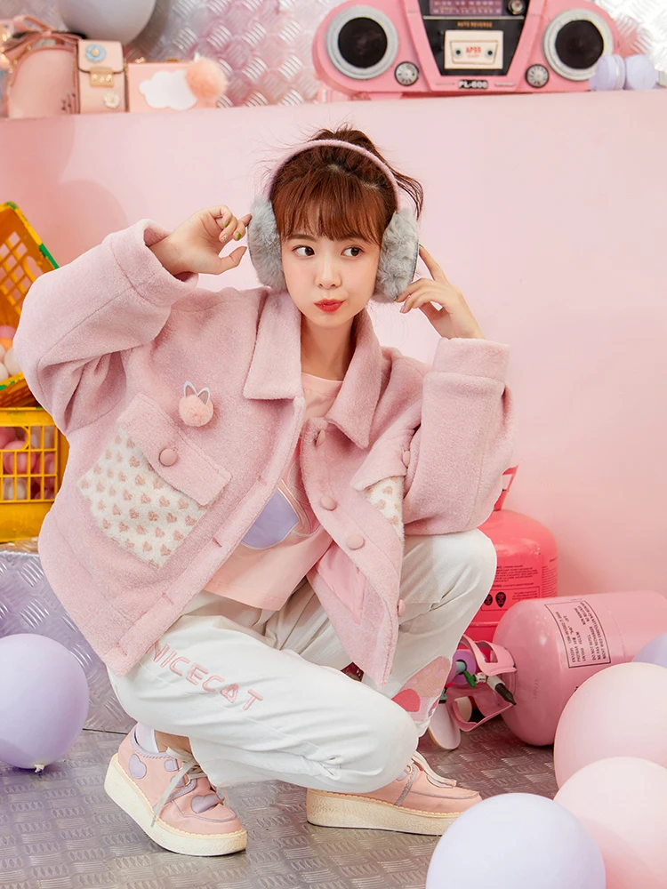 Женское зимнее пальто в стиле лолита|Женские пальто| |