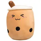 24 см пузырьковый чай, плюшевая игрушка, мягкий молочный чай, бутылка для мягкого напитка, кукла, чайная чашка, подушка, детские игрушки, розовый подарок для девочек на день рождения