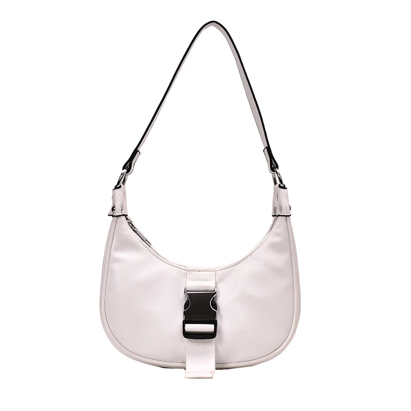 

Lady Handbag Light Oxford Pu Leather Fashion Bag Shoulder Bag Crossbody Bag Half Moon Shape Handbags Travel Bags