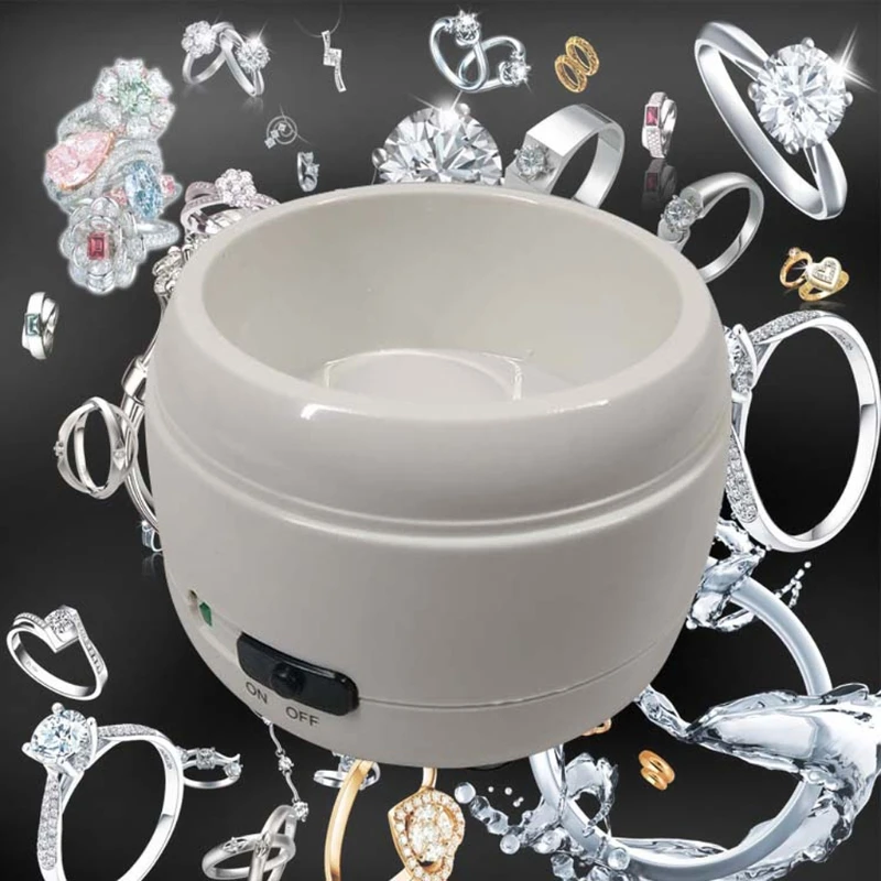 

Ultrasonic Jewelry Cleaner Professional Ultrasonic Machine Ring Watches Dentures