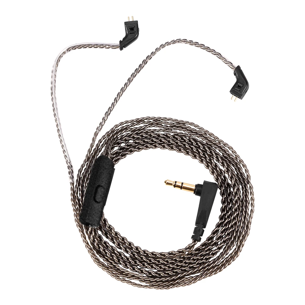 

SOONHUA 2 Pin 0.75mm Earphone Cable Upgraded Replace Dedicated Cable Wire For KZ ZST ED12 ES3 ZSR Earphone