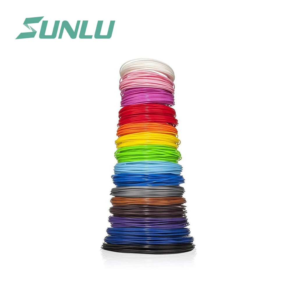 SUNLU 1 75 мм PLA нить для 3D ручек допуск +/ 0 02 5 м карандаш печатный материал