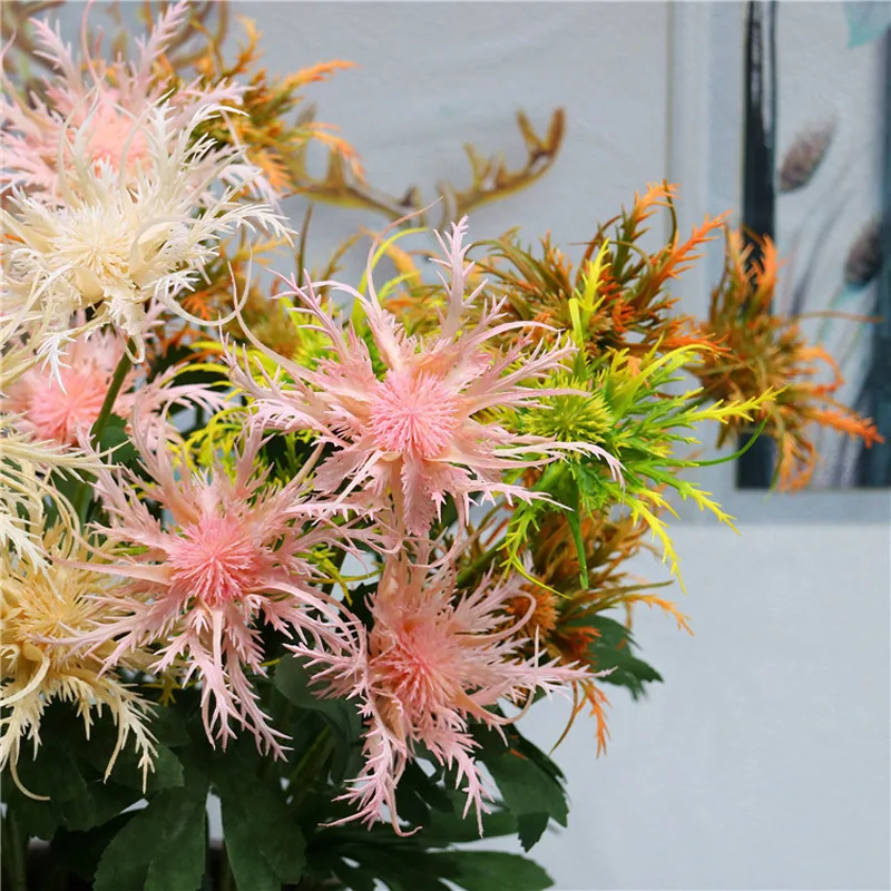 61 см 3 вилки тропический шип петрушка ветка большие искусственные суккуленты