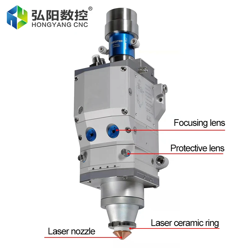 Волоконно-Лазерная режущая головка диаметр 32 мм плюс сопло для сварочного