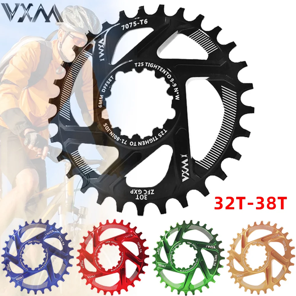 VXM велосипедная Звездочка 30T 32T 34T 36T 38T узкая широкая для GXP XX1 X9 XO X01 CNC AL7075 шатун со