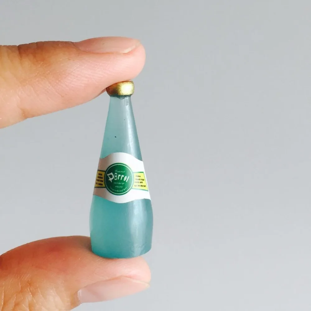 Миниатюрная мебель для кукольного домика 3 шт. бутылки вина сделай сам мини кухня