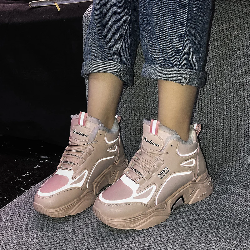 Bjakin голяшка средней высоты спортивная обувь женская уличная зимняя для бега с