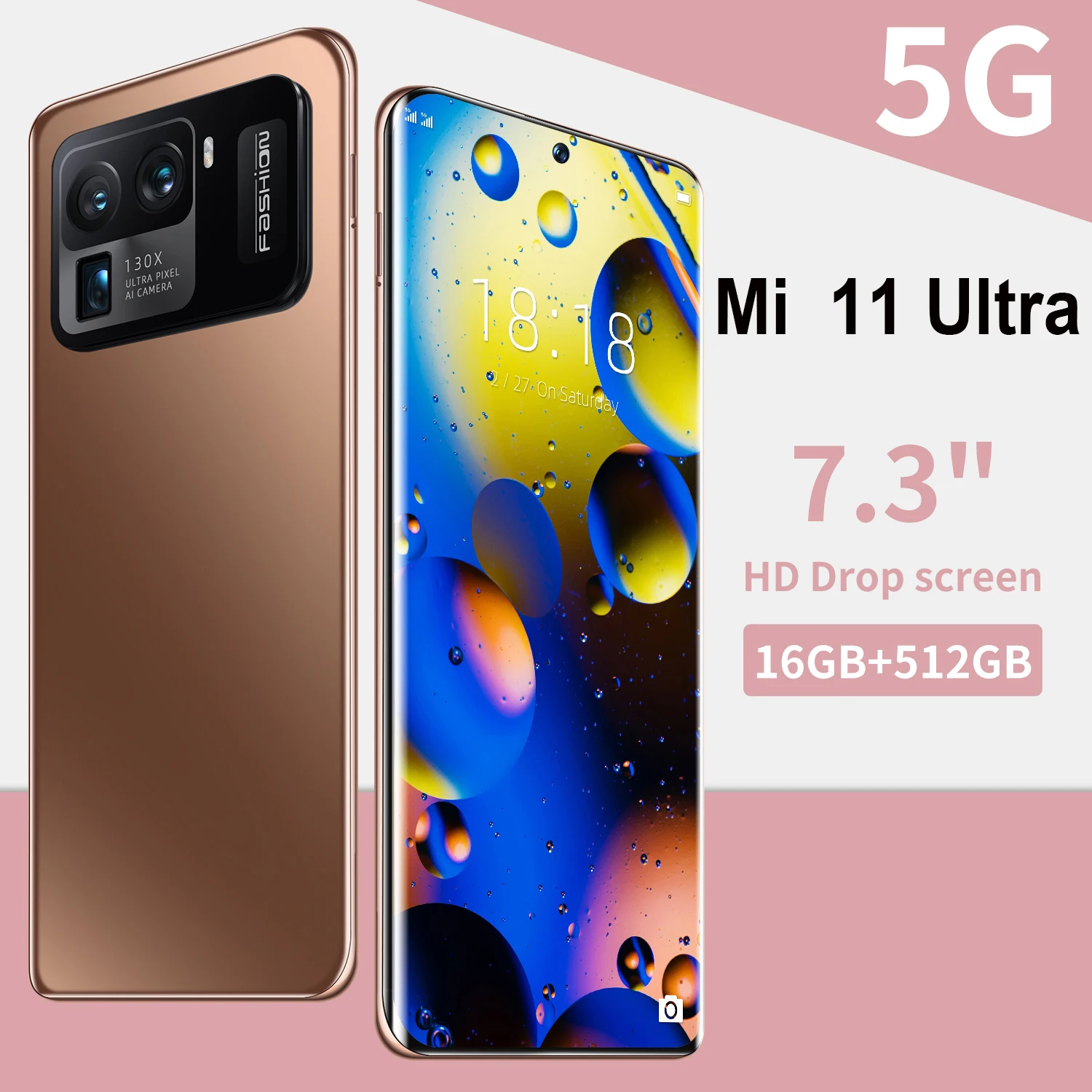 

Original Mi 11 Ultra 16GB+512GB Global Android Smartphone 4G/5G Celular Unlocked Cellphones 64MP Camera Dual SIM Mobile Phones