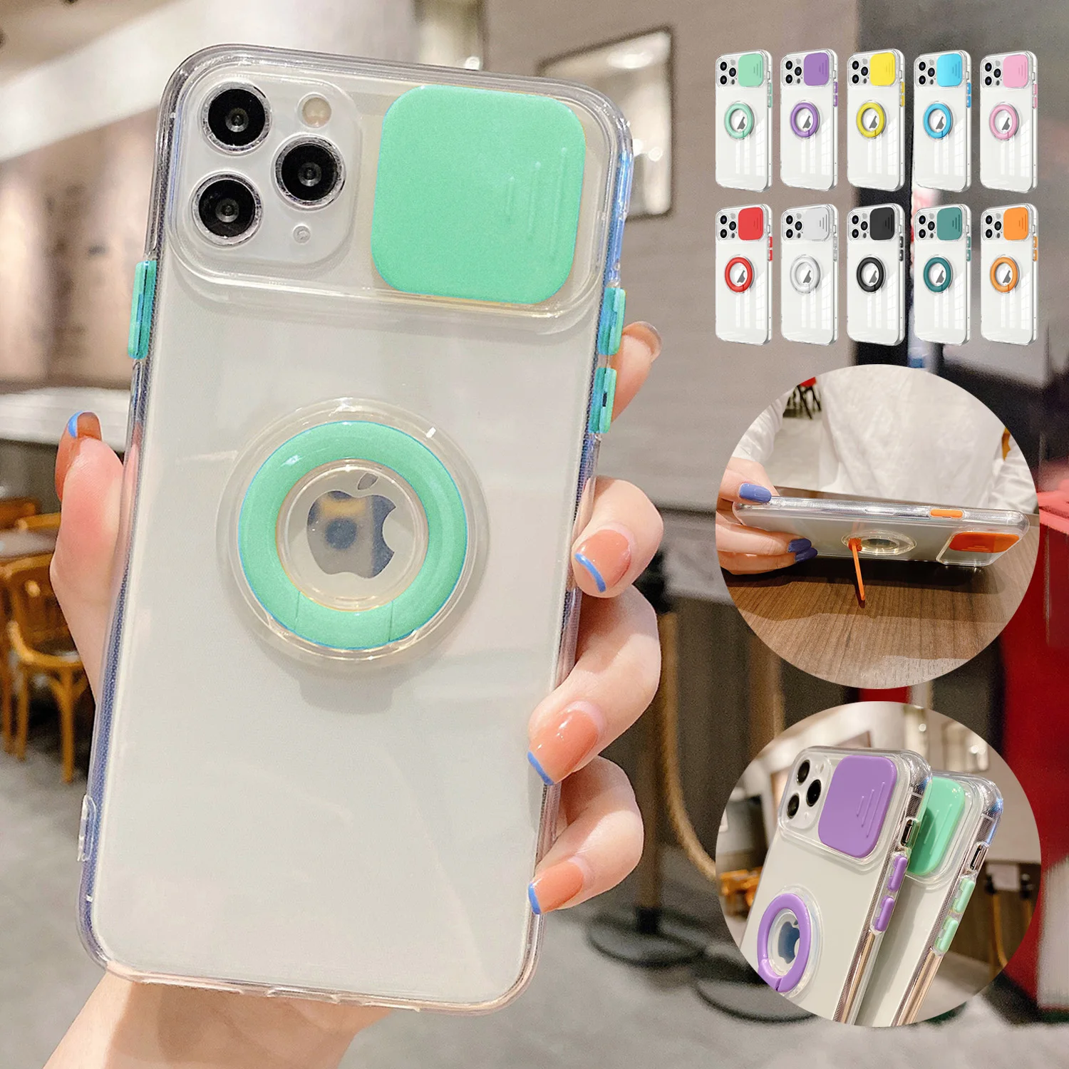 

Чехол для телефона с кольцом-держателем для камеры для iPhone 13 Pro Max 13 Mini 13 Pro 13