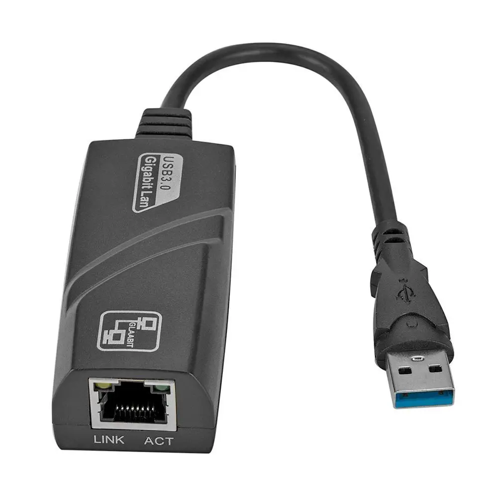 

Wired USB 3.0 To Gigabit Ethernet RJ45 LAN (10/100/1000) Mbps Network Adapter Ethernet Network Card For PC Wholesales