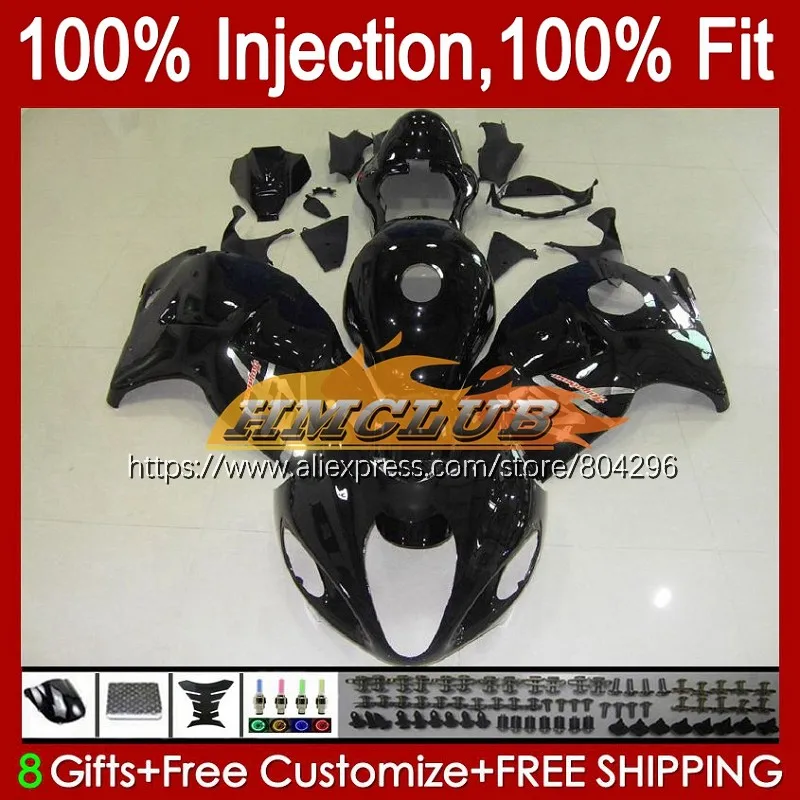 

Инъекции для SUZUKI Hayabusa GSXR 1300 черный глянец 2008 2009 2010 2011 2012 44No.218 GSXR-1300 GSXR1300 08 13, 14, 15, 16 лет обтекатель
