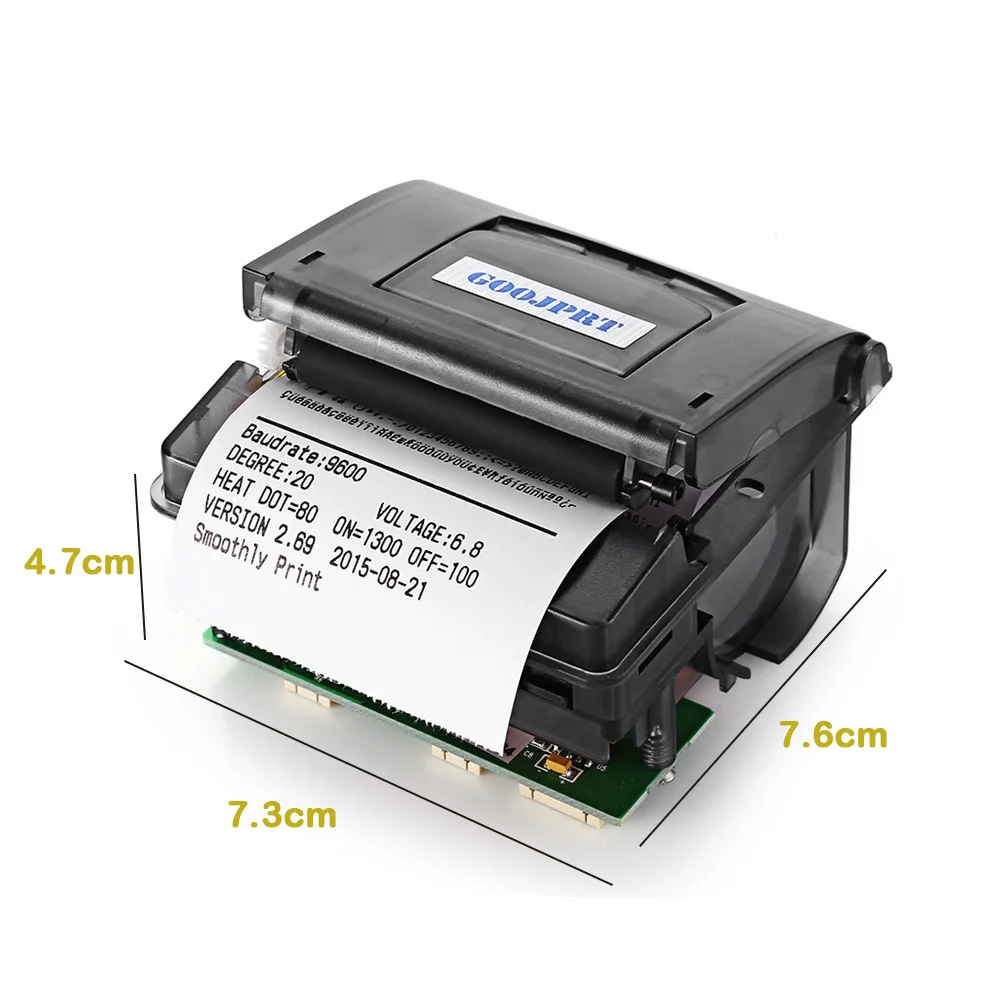 Goojprt Qr203 58 мм микро мини встроенный термальный принтер Rs232 + Ttl панель совместима