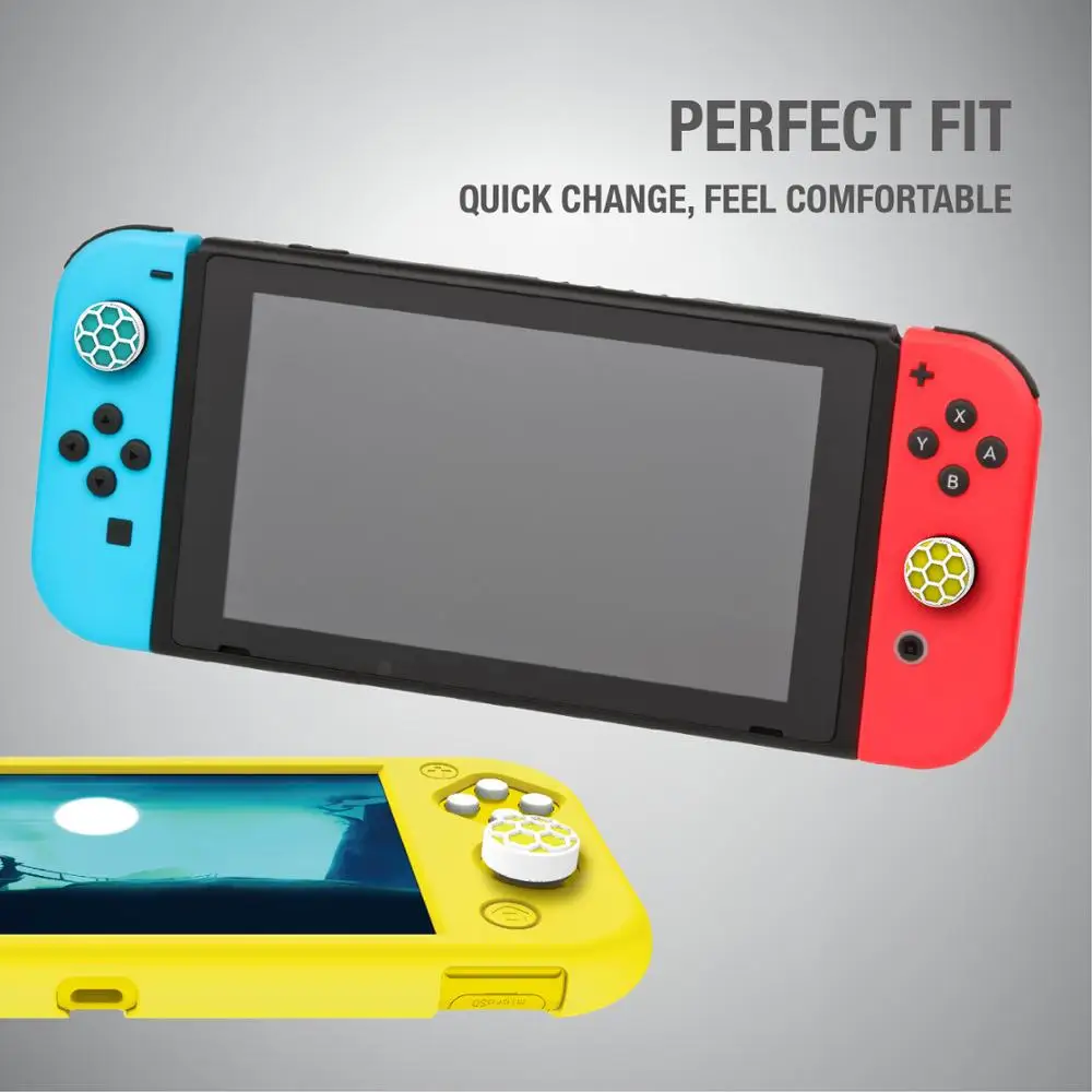 2 шт. съемная Силиконовая накладка на кнопки для джойстика Nintendo Switch Joy Con и N-Switch Lite |