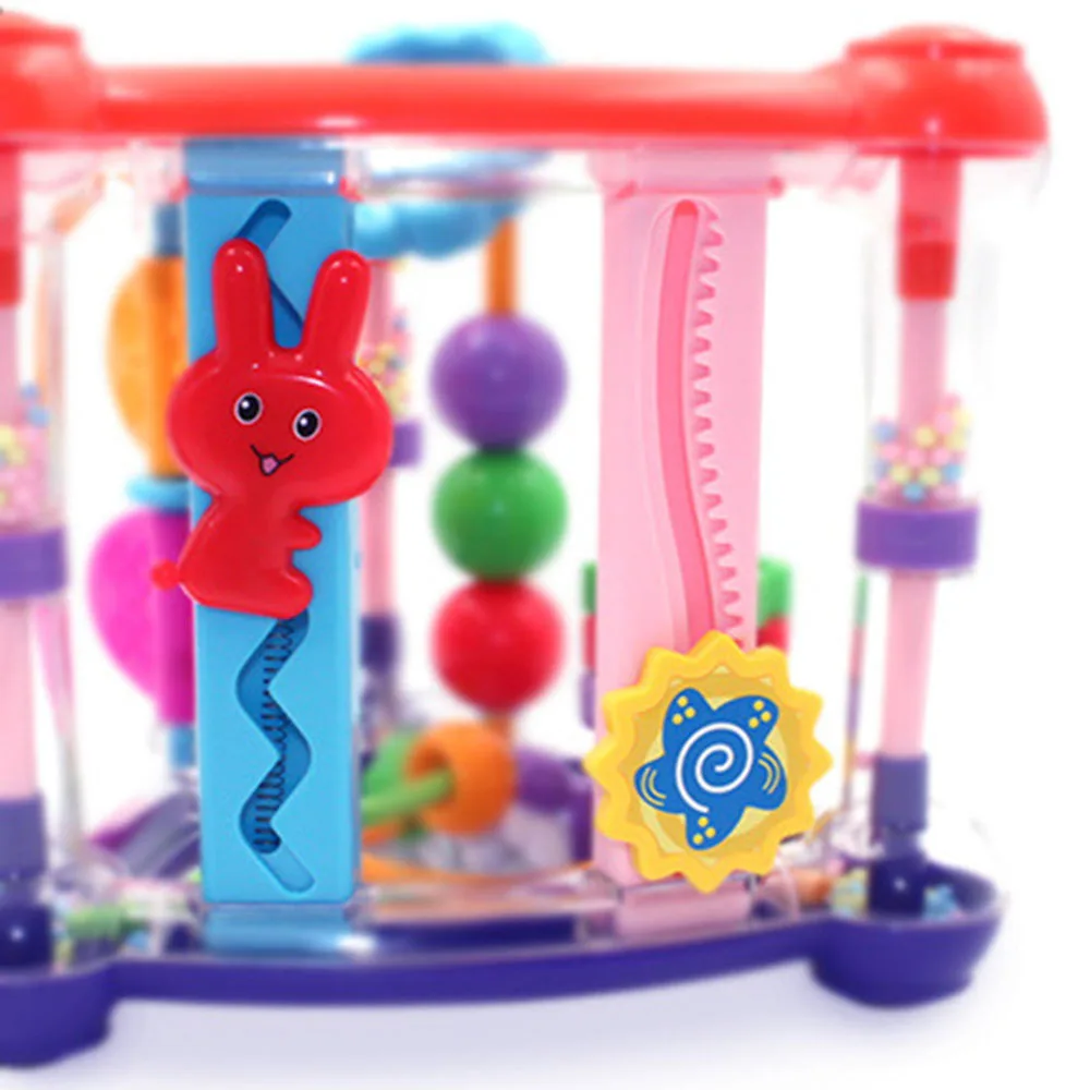 Infant Development Educational Hanging Toys Baby Activity Play Cube Toys ABS Plastic Safety Non-toxic For Newborn Rattle Toy
