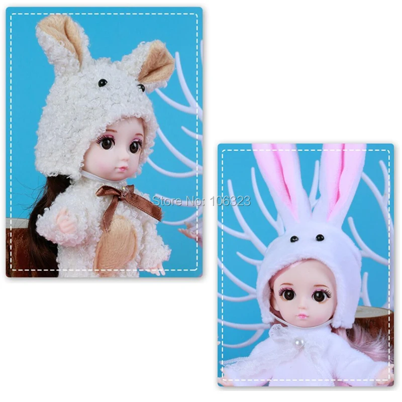 Миниатюрные куклы принцессы-животные 6 дюймов детская тканевая