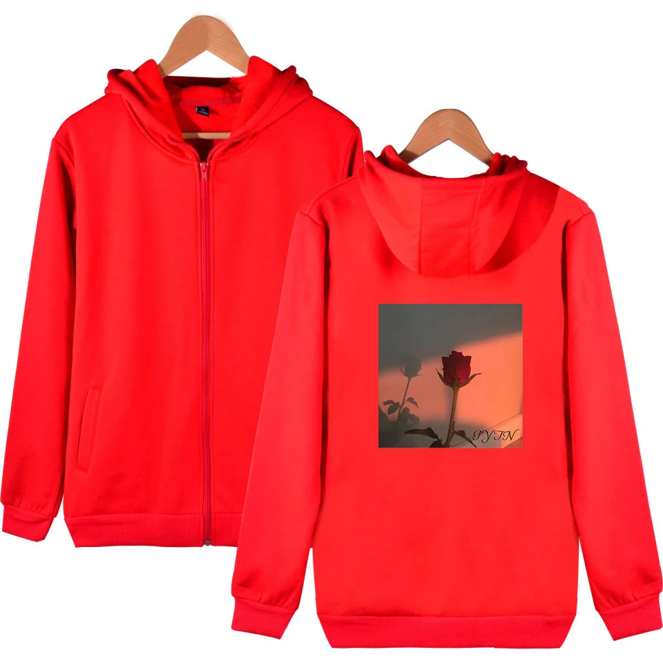 

WAWNI Payton Moormeier Casual Zipper Hoodie Printed Kpop Printed Zipper Sweatshirt New Stylish Zip-up Sweatshirt Oversize
