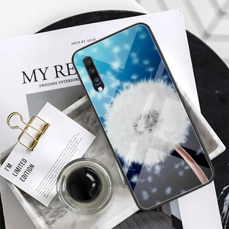 Чехол для телефона с цветком одуванчика закаленное стекло XiaoMi 8SE 6 8lite MIX2S Note 3 Redmi 7 5