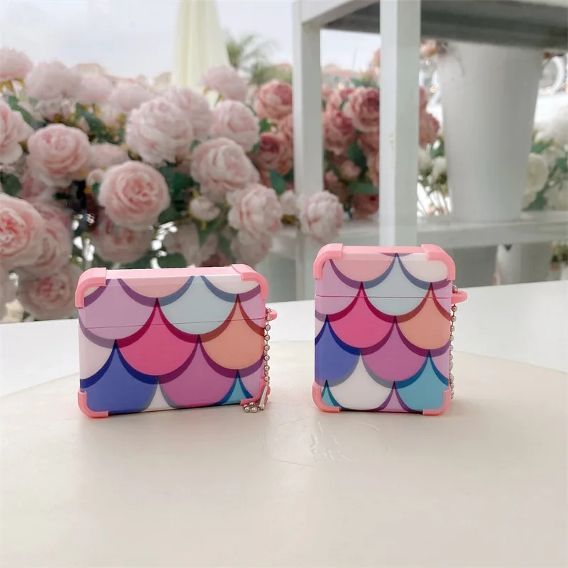 

Multicolor Scales Apple AirPods Case Cover Airpod Case Air Pods Case Airpod Pro Case Air Pods Pro Case for Airpods