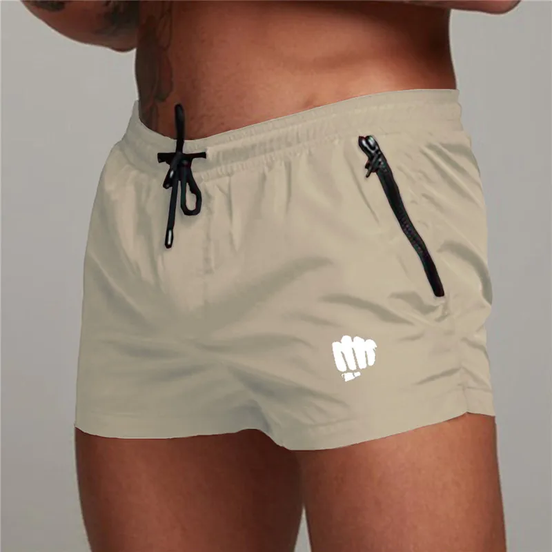 

2021Summer Shorts Men Casual Shorts Gym Fitness Workout Beach Shorts Man Breathable CottonShort Trousers