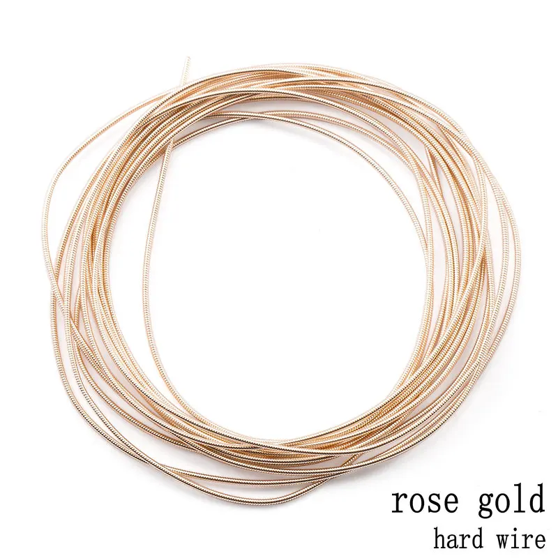 hard wire-rose gold 10 г/лот аксессуары для ювелирных изделий вышивка значок коврик, жесткая старая работа вышивка, французский слиток проволока, медная проволока, ручной работы аксессуары - Цвет: hard wire-rose gold