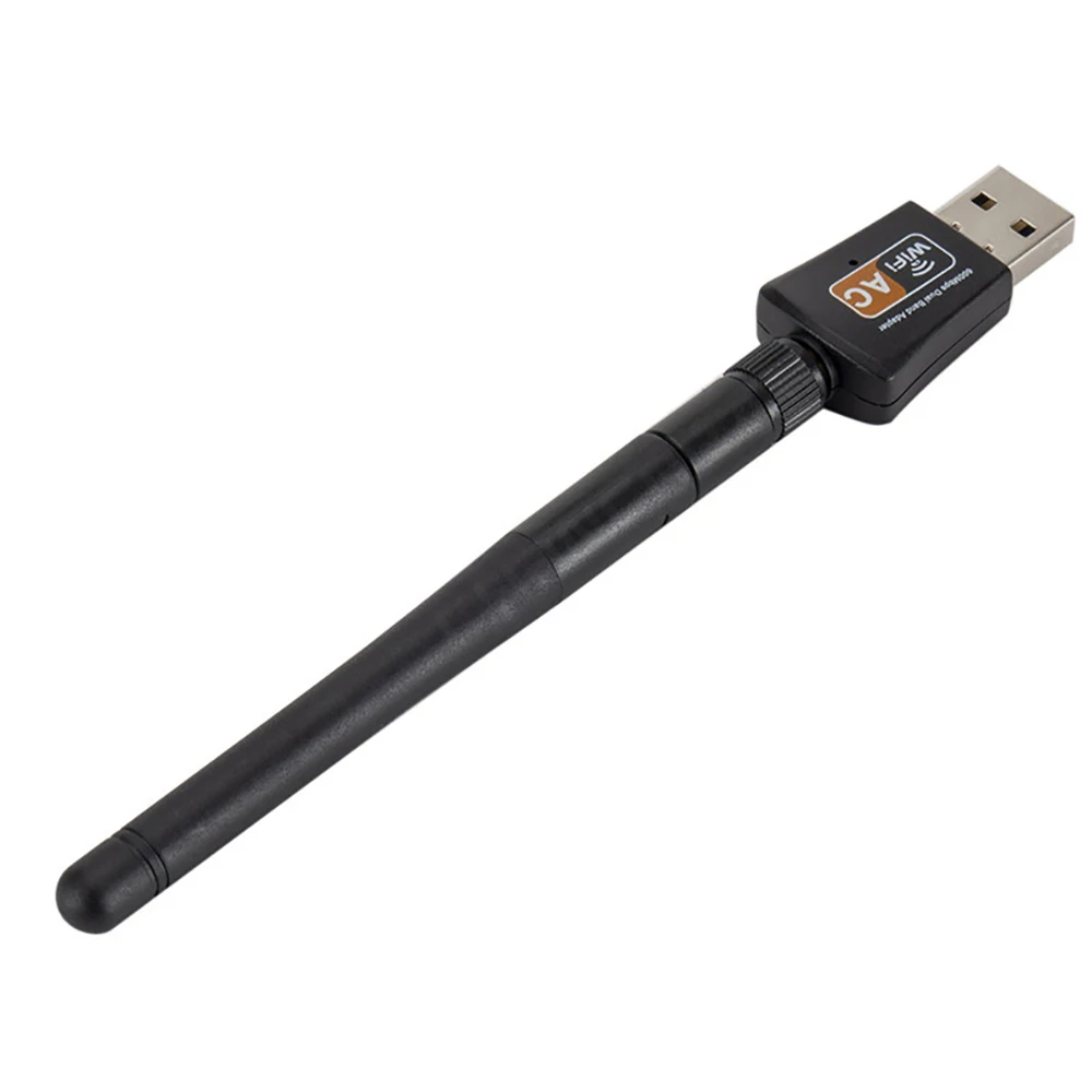Беспроводная сетевая карта Usb Wi-Fi ресивер с Notatable антенной двухдиапазонный 2 4G и 600M