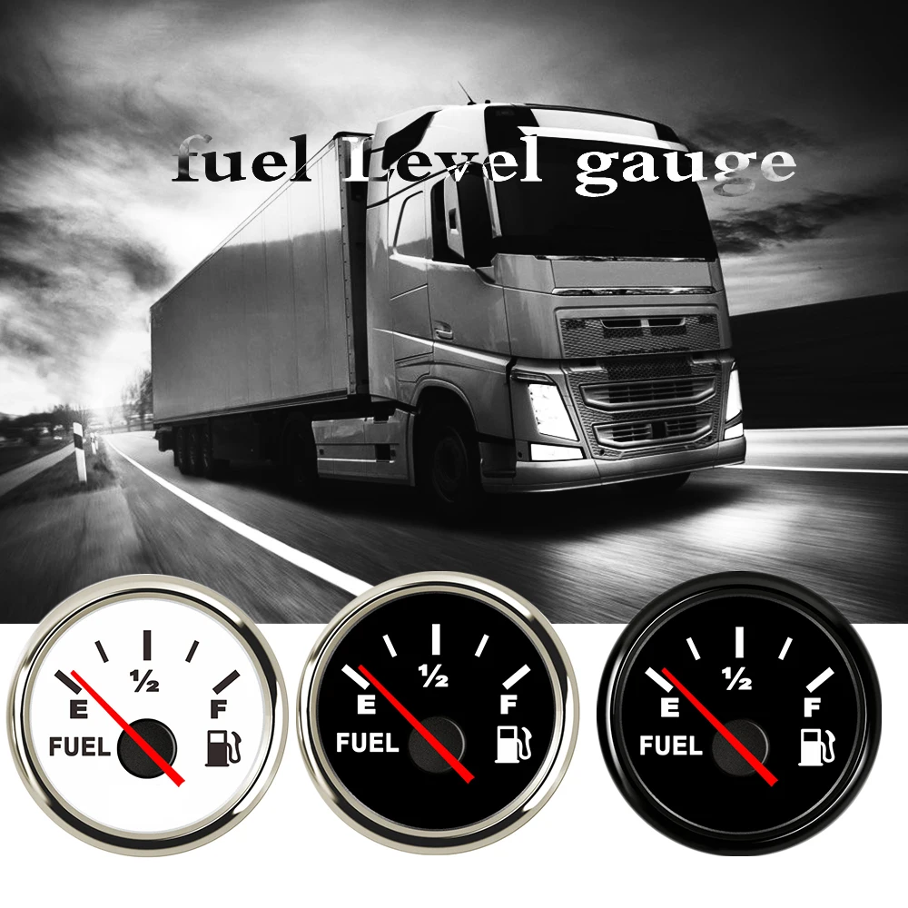 Car Fuel Level Gauge LED Dispalay Fuel Level Meter Gauge Fuel Level Sensor 9-32V Motorcycle Auto Boat Truck RV IP67 Waterproof