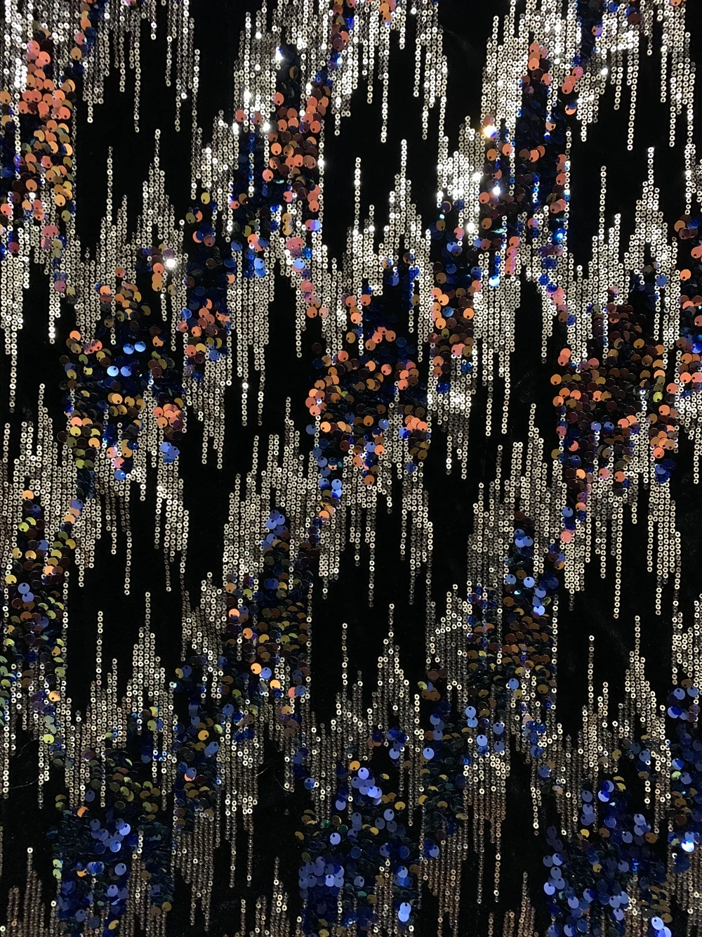 Высококачественная кружевная ткань из фатина с блестками в нигерийском стиле 5