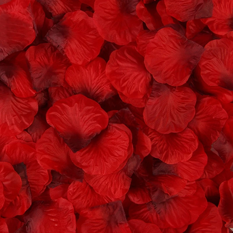 

2021 New 2000 Pcs Artificial Rose Petals Wedding Petalas Colorful Silk Flower Accessories rose petals