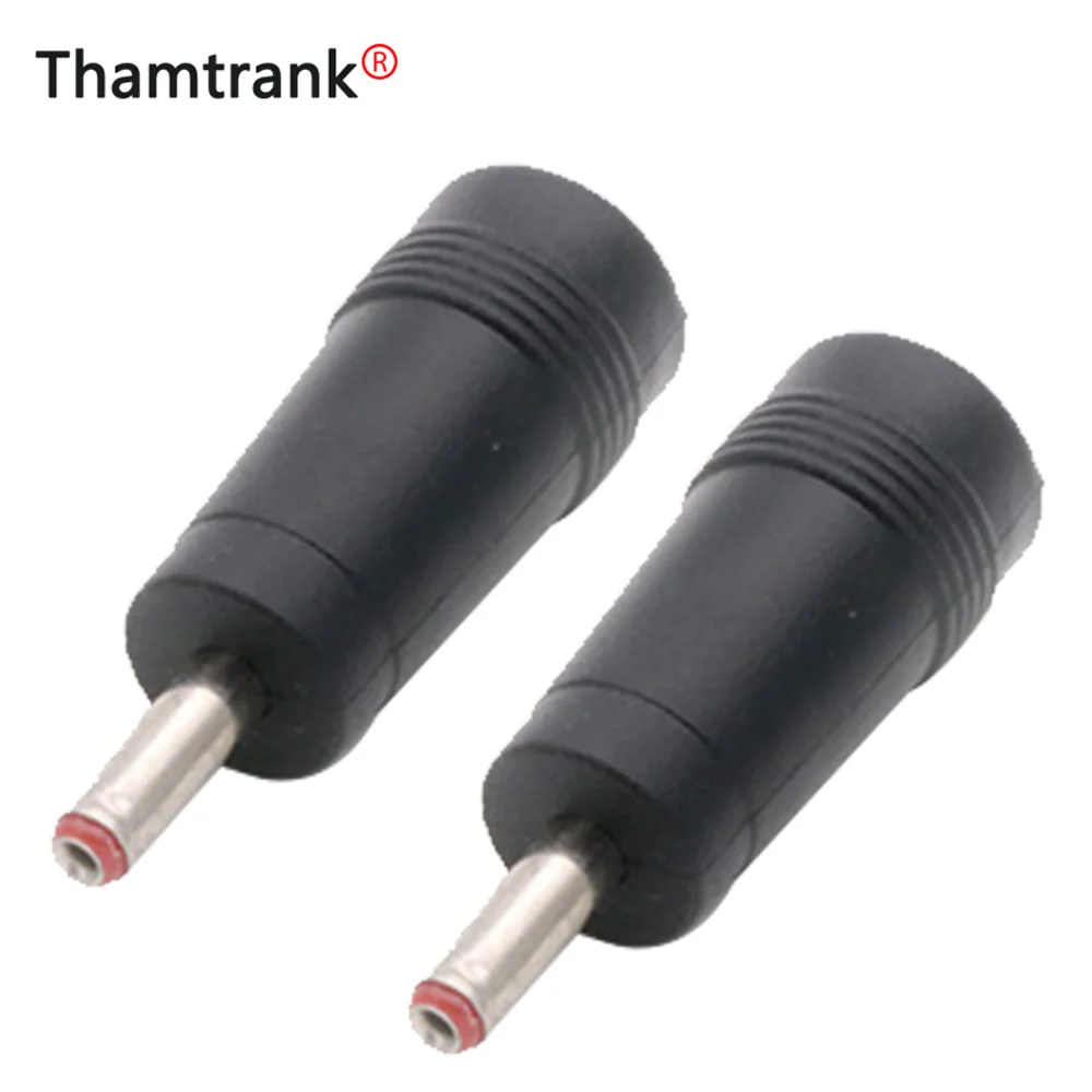 10pcs DC 35135 Male Plug DC Power Connector 3.5x1.35mm Male to DC 5.5x2.1mm Female Jack Socket Laptop Travel Charger Adapter