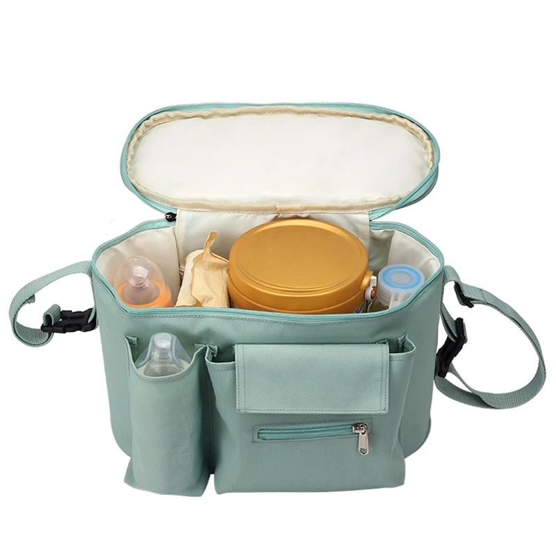 

Large Capacity Baby Stroller Organizer Bag Diaper Bag Hook Baby Carriage Nursing Storage Pram Bag