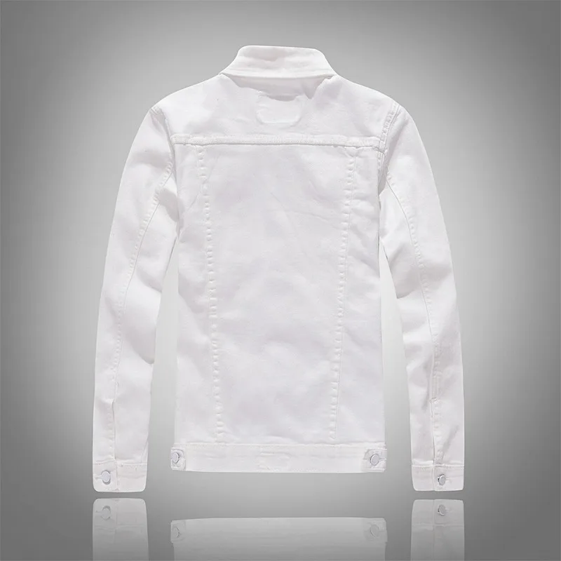 Новинка 2022 демисезонные мужские джинсовые куртки модные простые облегающая