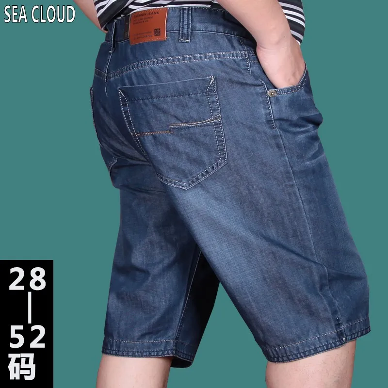 82 летние тонкие свободные размера плюс мужская одежда джинсовые шорты длиной до