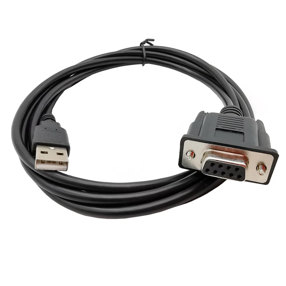 Кабель адаптер с USB 1 8 на разъем RS232 гнездо DB9 для кассового принтера этикеток