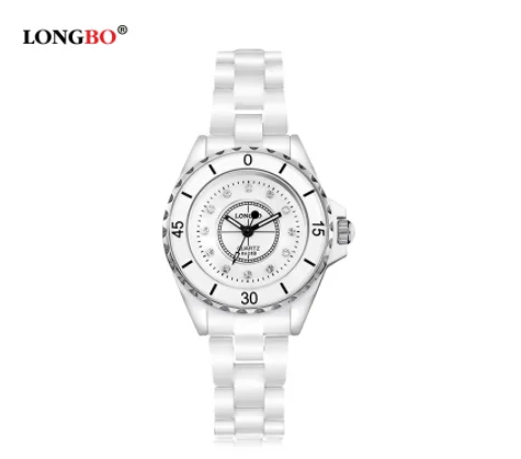 Style 2 LONGBO, роскошные Брендовые женские кварцевые часы, женские водонепроницаемые Модные Повседневные керамические часы, женские часы, Relojes Mujer - Цвет: Style 2