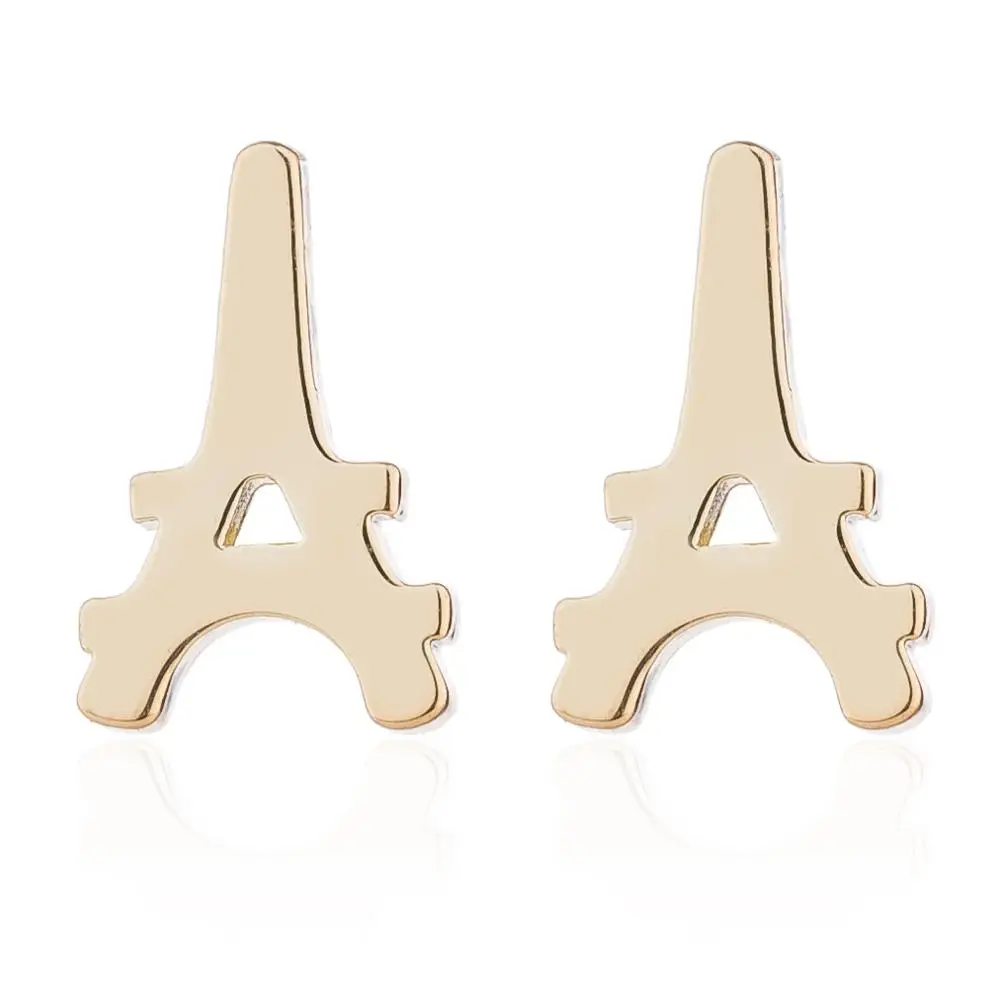 FENGLI красивые серьги с башней для женщин принцесса фигурка подарок на день