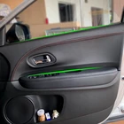 Кожаная накладка на переднююзаднюю дверную ручку автомобиля из микрофибры, отделка для Honda XRV Vezel H-RV