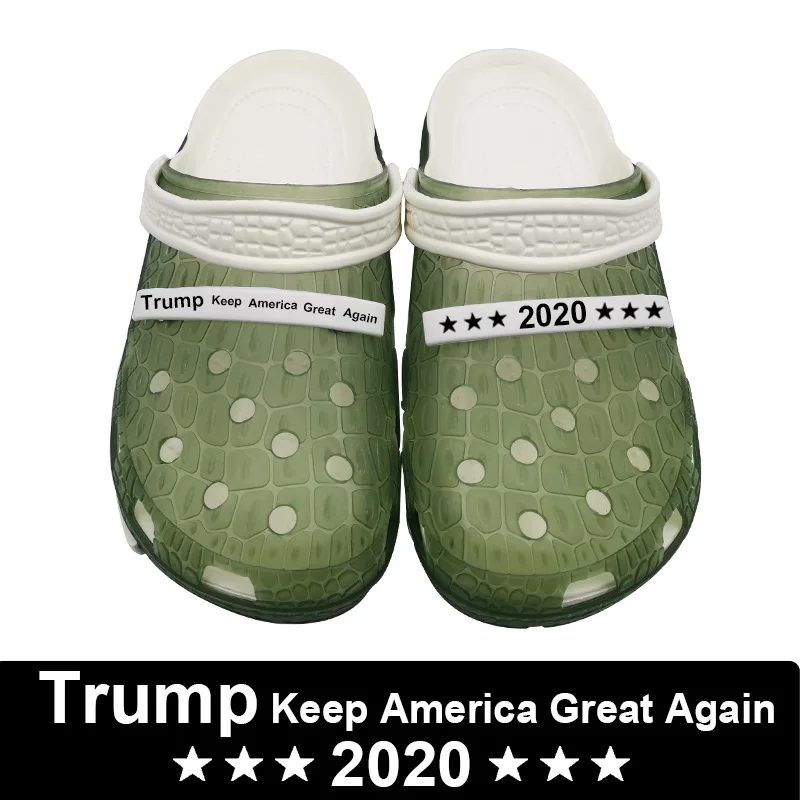 2020 г. Trump Keep America Great Again пляжные массажные тапочки мягкая обувь из ЭВА мужская