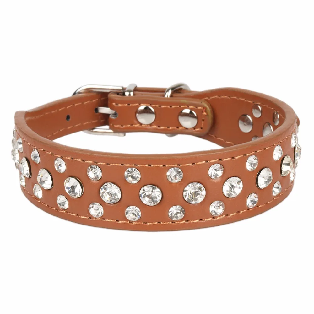 Ошейники для маленьких собак ожерелье со стразами щенков аксессуары домашних
