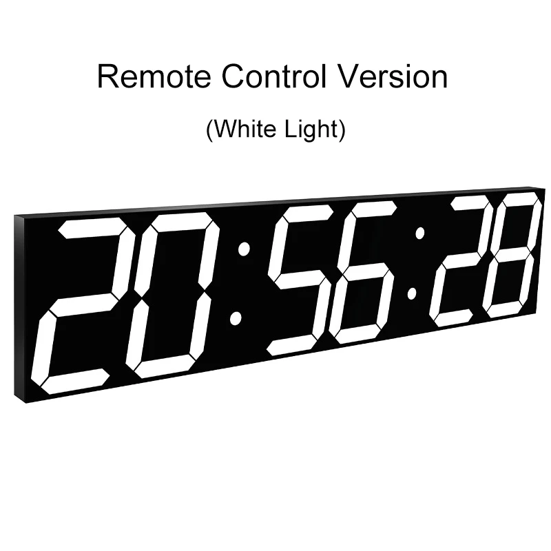 Многофункциональные акриловые зеркальные настенные часы большого размера