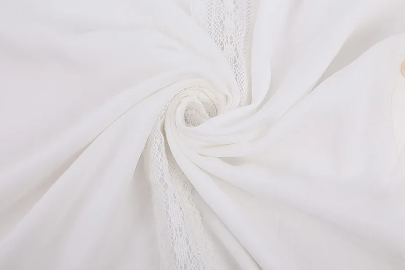 Fitshinling богемное длинное белое платье на пуговицах женская Пляжная накидка с