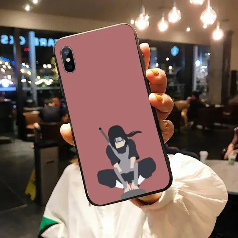 

Naruto Itachi Uchiha Japanese Phone Case for iPhone 11 12 pro XS MAX 8 7 6 6S Plus X 5S SE 2020 XR