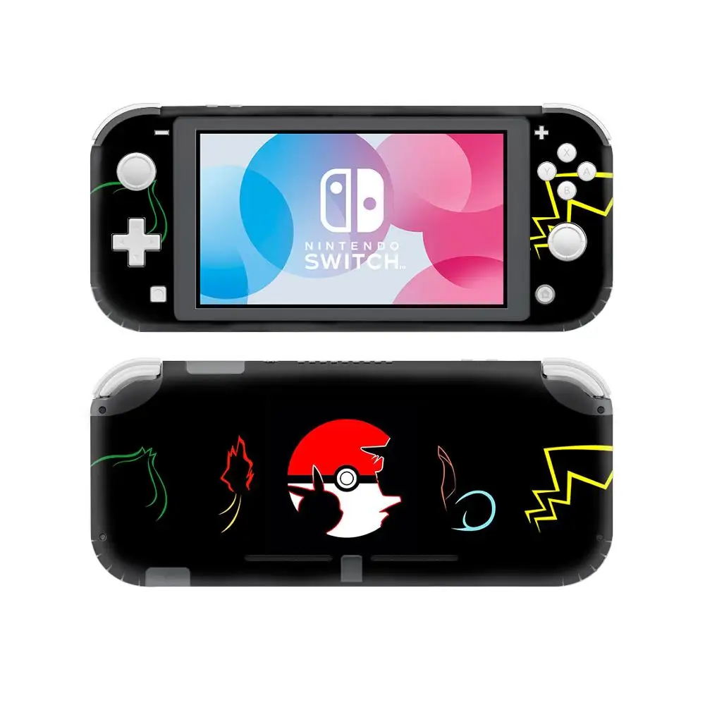 Pokemons Скины Виниловые наклейки для Nintendo Switch Lite консольный контроллер Защитная Наклейка настенный переключатель мини игровые аксессуары