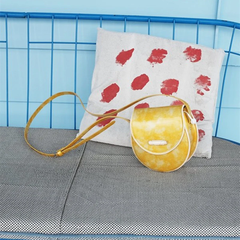 

Saddle Bag PU Leather Handbag High Quality Crossbody Bags For Women Ladies Shoulder Bags Leather Messenger Bag For Girls