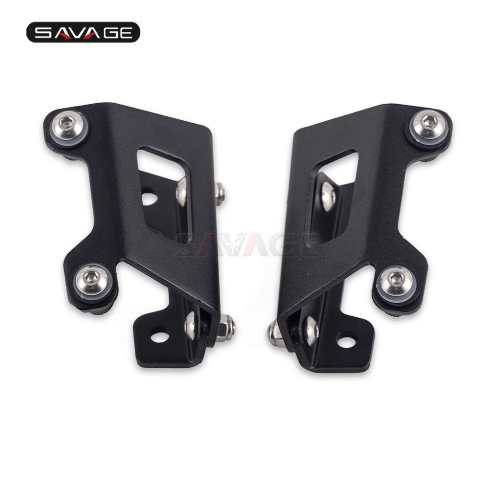only bracket Windscreen For YAMAHA MT-09/SP FZ-09- 18 19 Windshield Pare-brise Motorcycle Wind Deflectors MT-09SP MT09 FZ09 MT FZ 09 - Color: only bracket